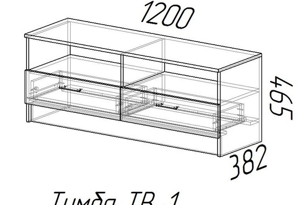 Тумба TV1